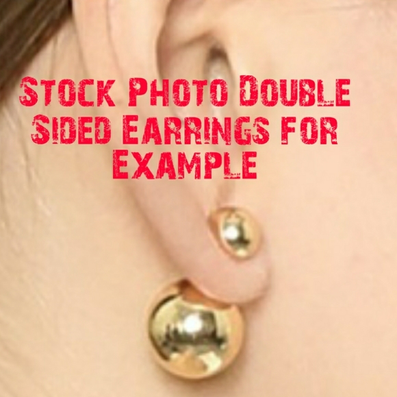 Multicoloured Double Sided Earrings - Picture 4 of 4